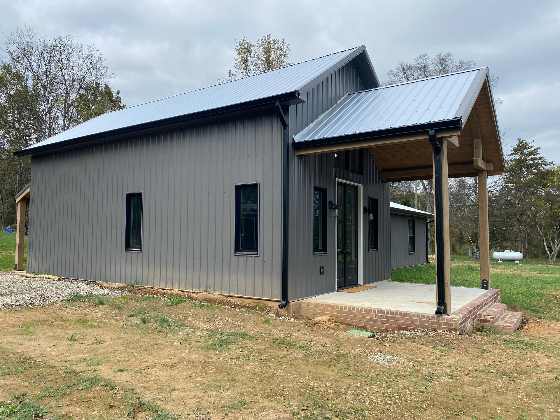 Modern Metal Building Gutters