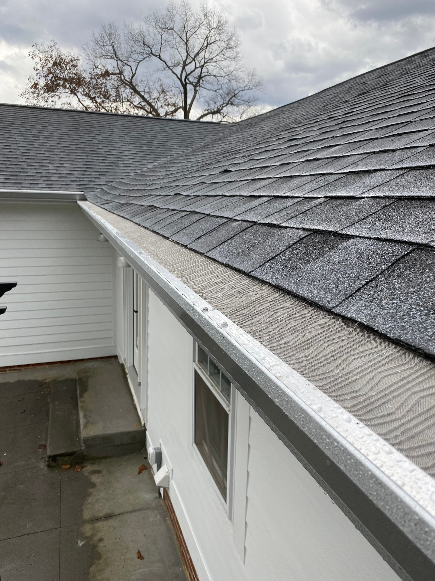 Galvalume Plus Steel Gutter with Guard System