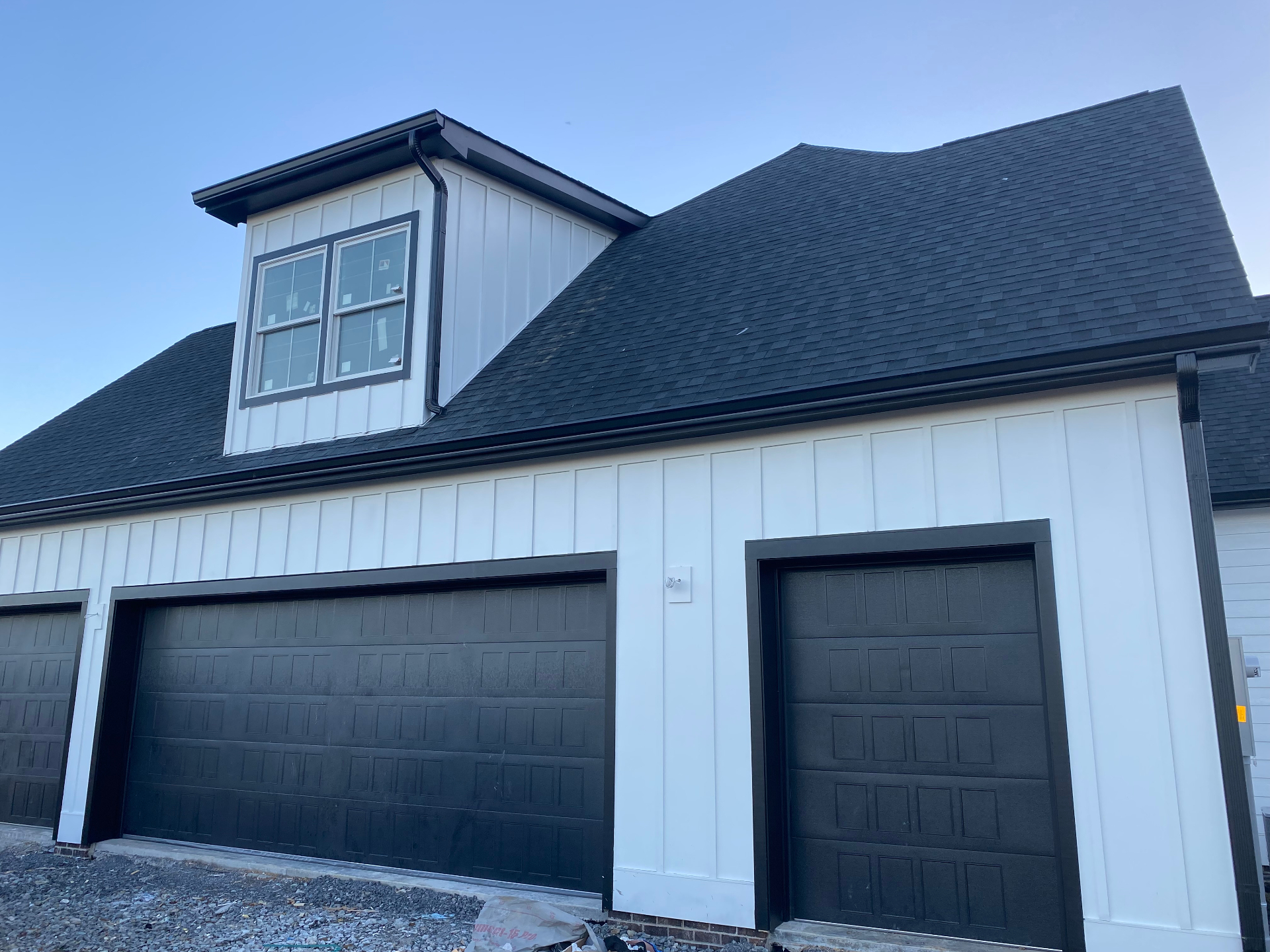 Modern Townhome Gutter Installation